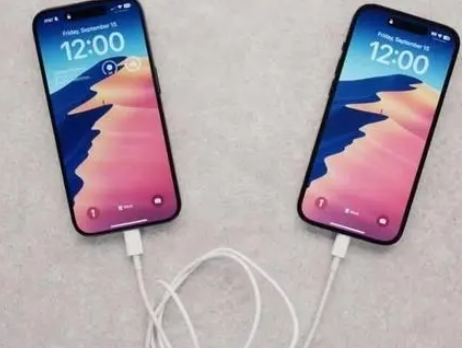 东英镇苹果15维修店分享iPhone15可以给安卓充电吗 
